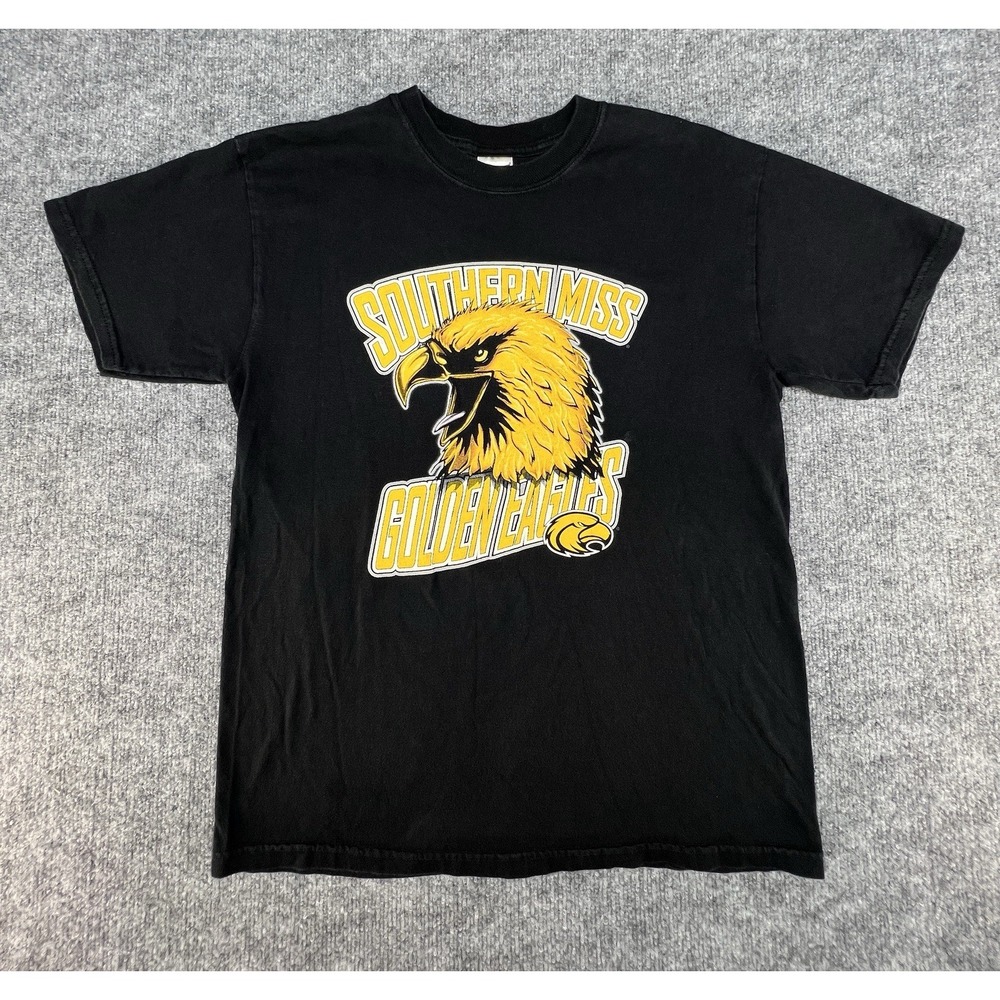 university of southern mississippi golden eagles t shirt sz m seymour
